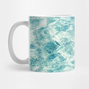 Aqua Blue Ocean Waves Mug